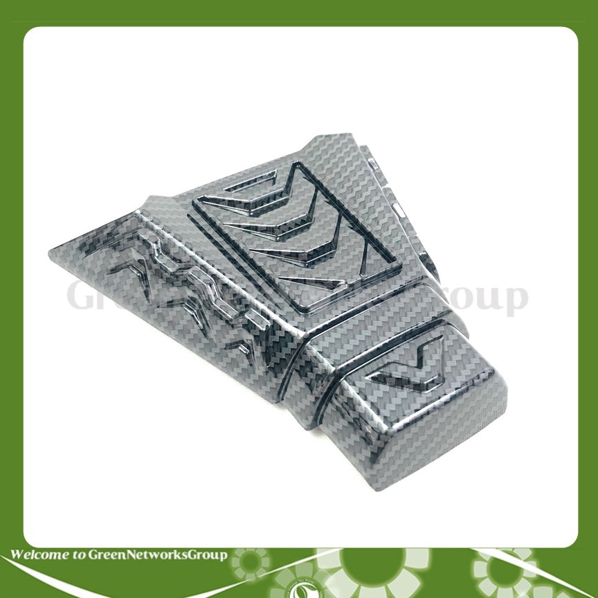 Chụp cốc đèn biển số xe Air Blade 2020 mạ carbon Greennetworks
