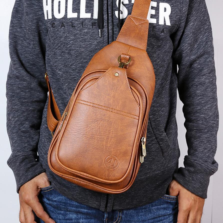 Túi Đeo Chéo Trước Ngực Cao Cấp Da Tổng Hợp Cá Tính [CHẤT LƯỢNG TUYỆT | BigBuy360 - bigbuy360.vn