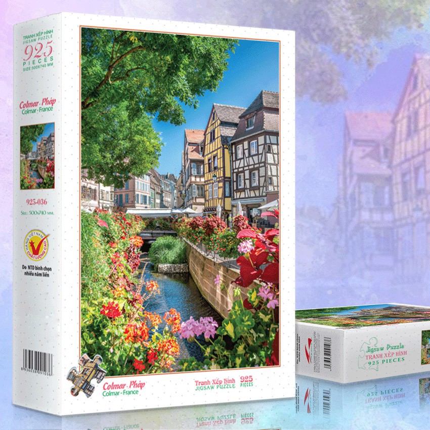 Bộ tranh xếp hình jigsaw puzzle 925 mảnh - Colmar, Pháp