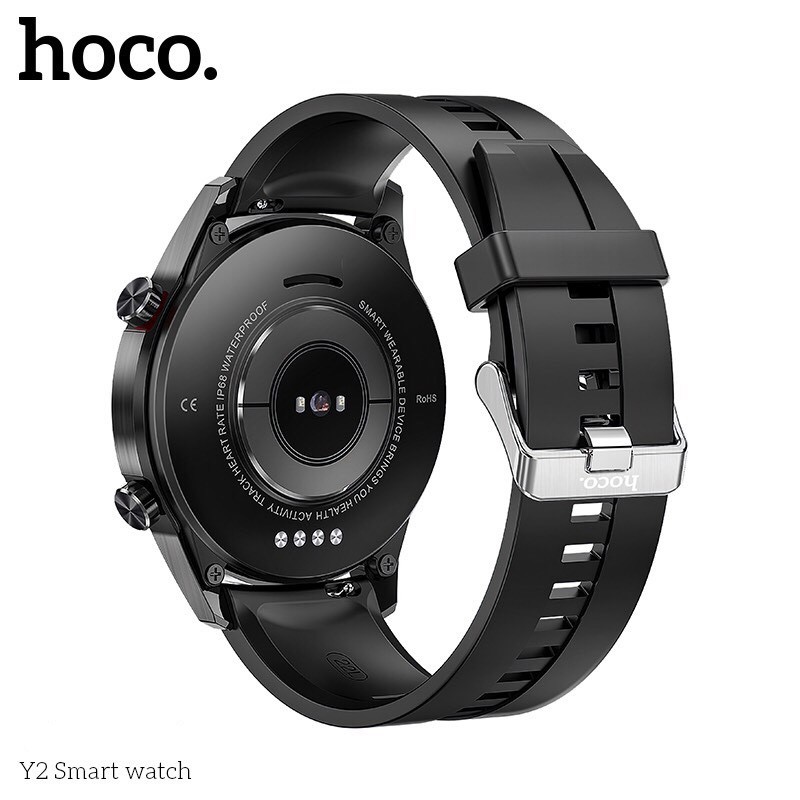 Đồng hồ thông minh Smart Watch hoco Y2 chống nước, theo dõi sức khỏe, màn hình màu cảm ứng