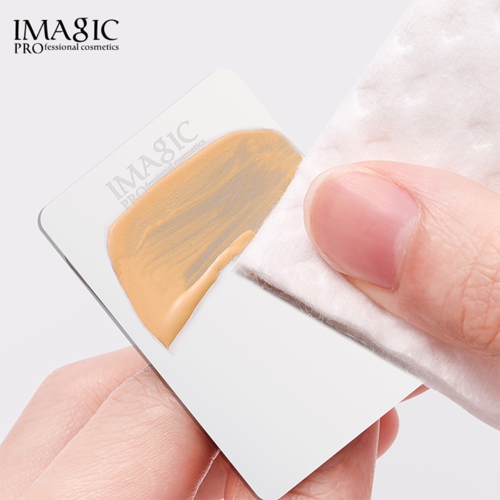 Bảng Trộn Phấn Mắt / Kem Nền IMAGIC Bằng Thép Không Gỉ Kèm Que Trộn