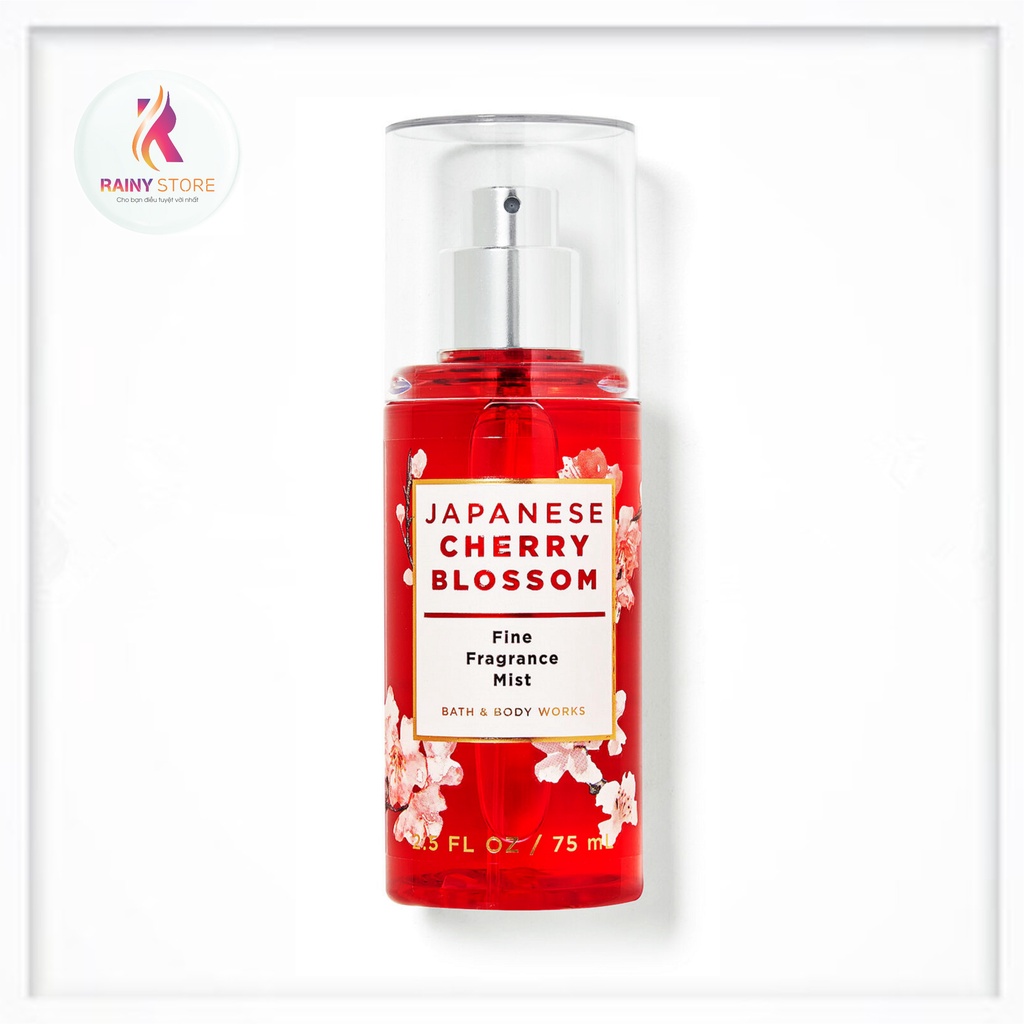 Xịt thơm toàn thân mini Bath & Body Works Japanese Cherry Blossom 75ml