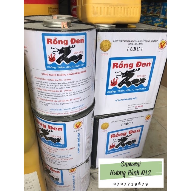 Sơn Chống thấm Rồng đen (lon 2kg)