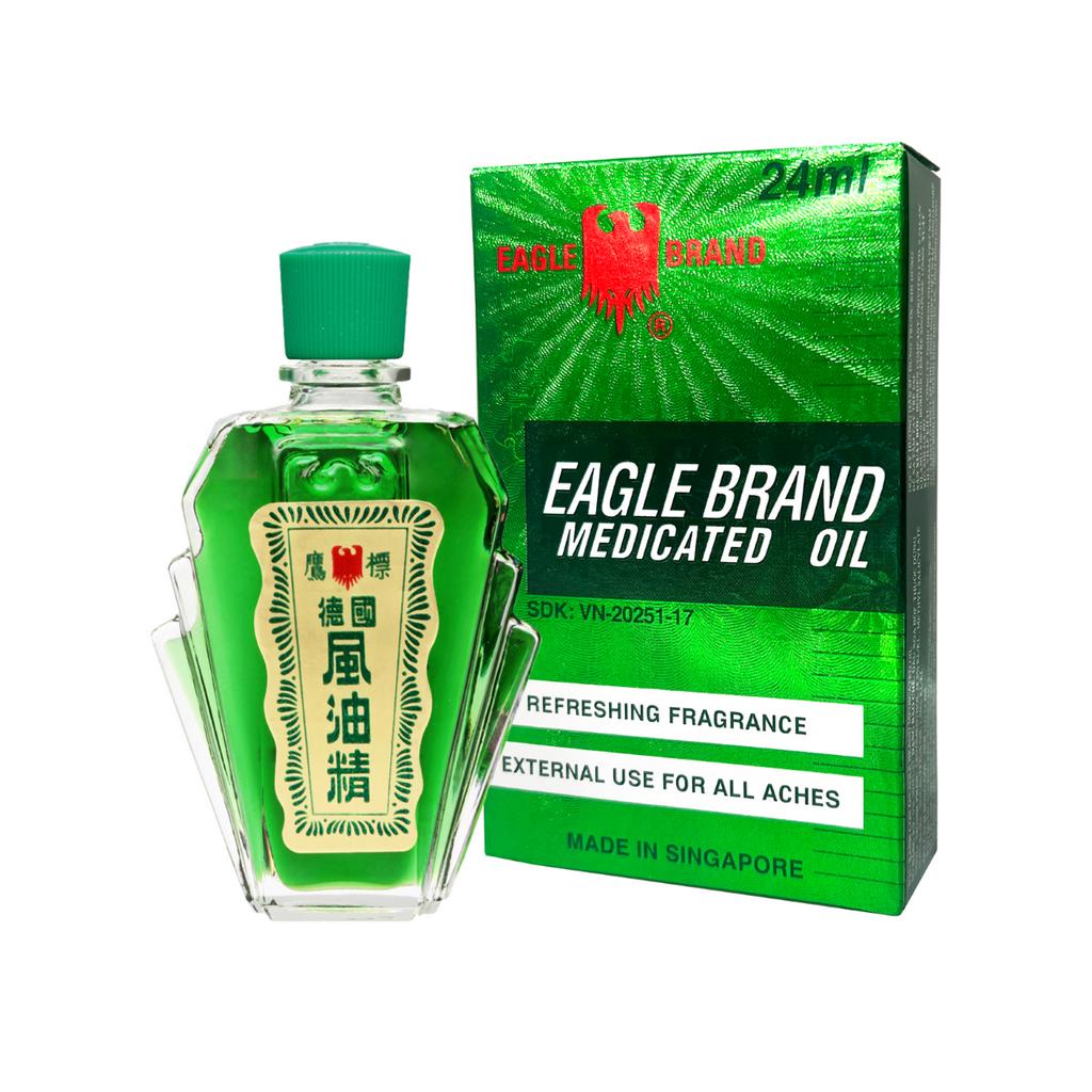 Dầu Eagle Brand gió xanh Con Ó Medicated Oil
