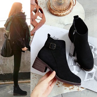Tính năng❤Giày bốt cao gót thời trang dành cho nữ