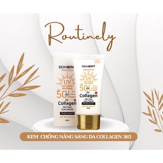 Kem Chống Nắng Sáng Da, Dưỡng Ẩm, Bảo Vệ Da COLLAGEN 365 DAYS SUNCREAM SKINMINT Hàn Quốc 55ml