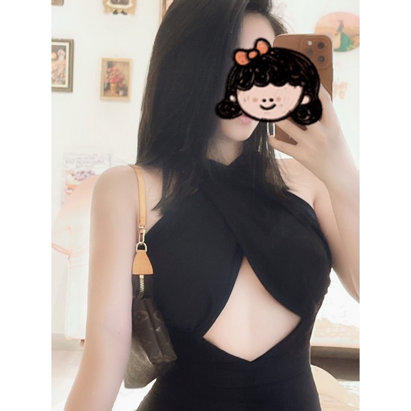 Jumpsuit chéo ngực nhã phương