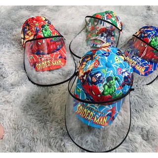 Mũ siêu nhân cho bé trai từ 3 tuổi đến 7 tuổi mũ chống dịch mũ chống bụi chống nắng, mũ đẹp thời trang 2 lớp dày dặn
