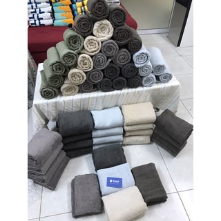 Khăn tắm lì trơn cơ nhỡ 60x120 cm 100% sợi cotton hữu cơ