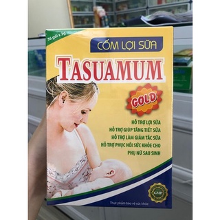 Cốm lợi sữa tasuamum gold - hộp 36 gói x 3g