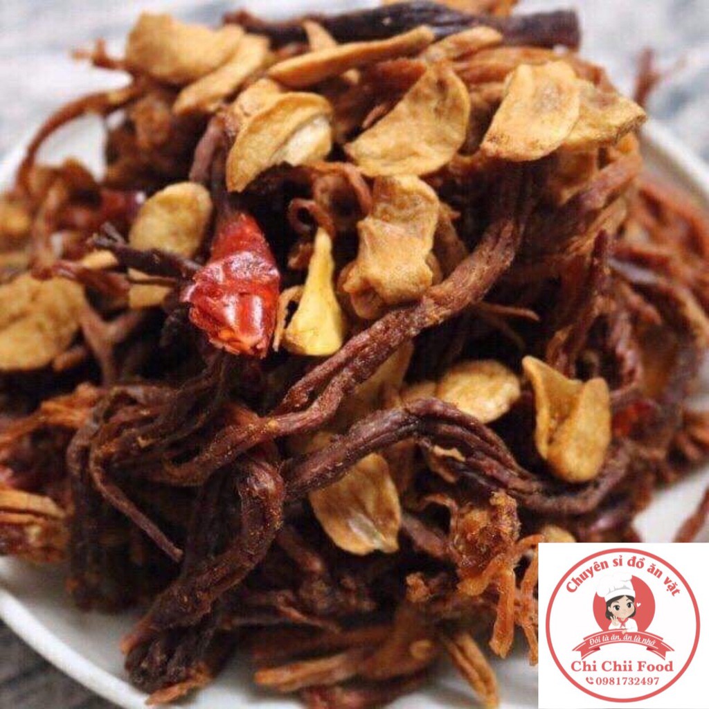100gr Heo Cháy Tỏi Loại 1