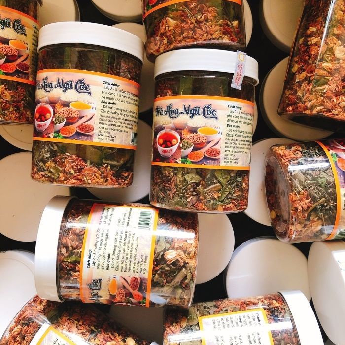 Trà giảm cân hạt đậu hoa hòe 100% organic an toàn mọi lứa tuổi, trà xanh giảm cân thảo mộc thanh lọc cơ thể - TNC