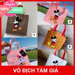 D131Túi xách in chuột mickey bắt mắt