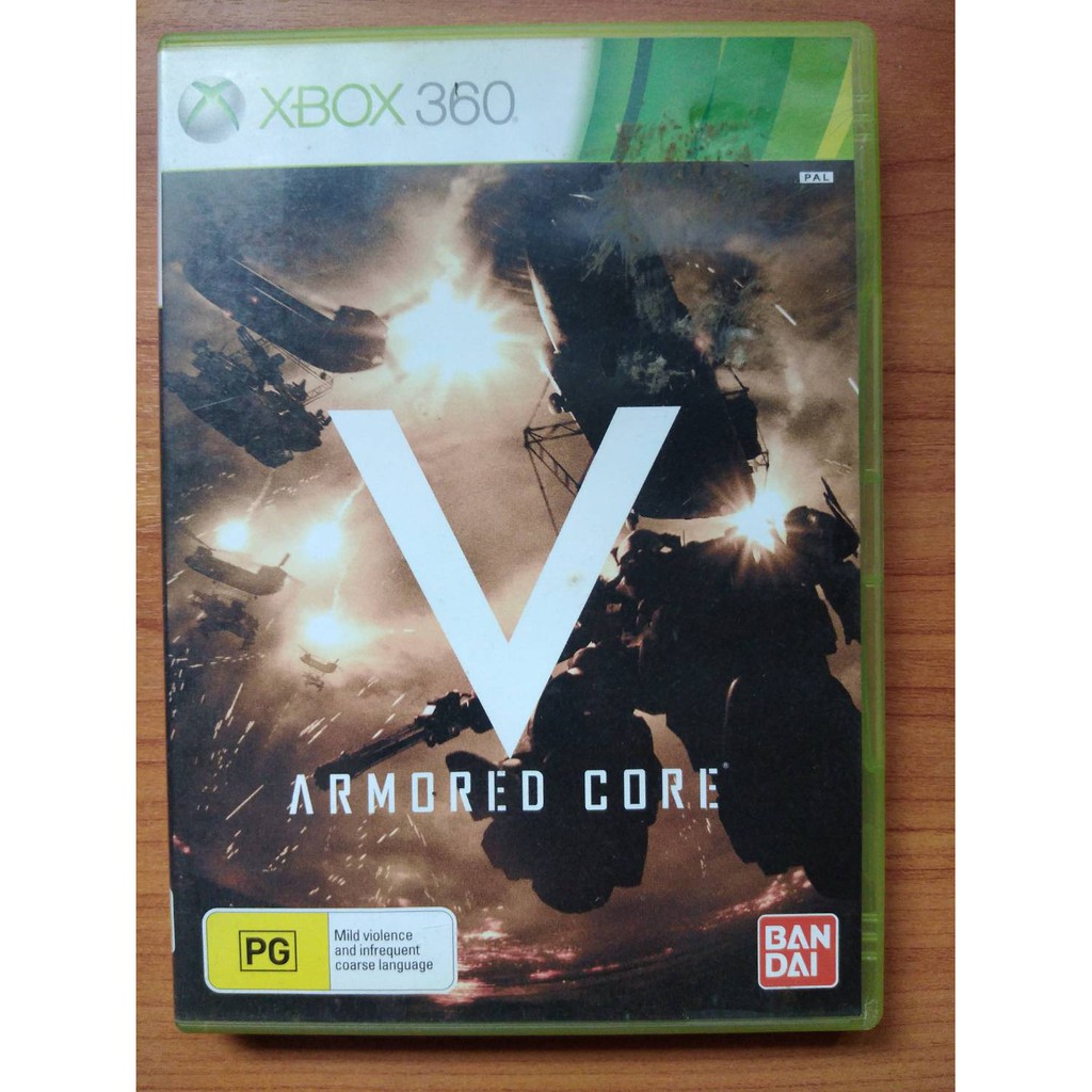 AMORED CORE V Sheet Xbox360 (PAL) đích thực dành cho người sưu tập (ENG)