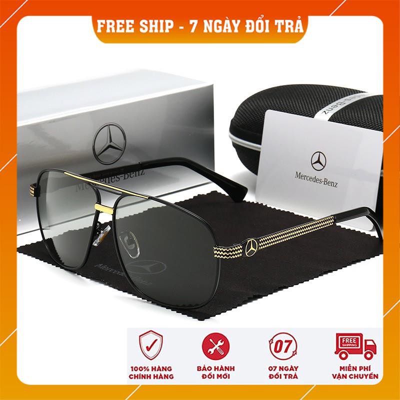 ❌FREESHIP❌Kính Râm Kính Mát Nam Mercedes Benz Đổi Màu Phân Cực Nam Cao Cấp Thời Trang Lái Xe Uv400 Chống...