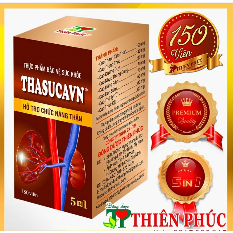 Thasucavn 150 viên bồi bổ thận