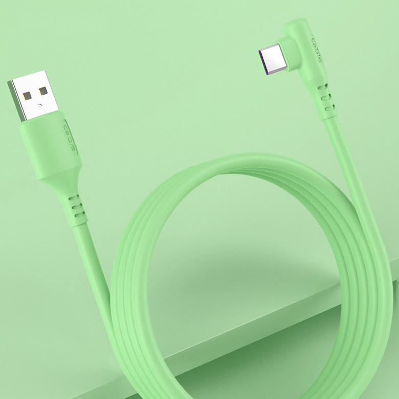 90 DEGREE Dây Cáp Sạc Nhanh Góc 90 Độ Cho for iphone Và Android 5a
