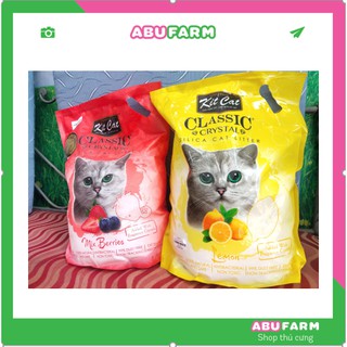 CÁT VỆ SINH CHO MÈO - CÁT THỦY TINH KITCAT - 5L