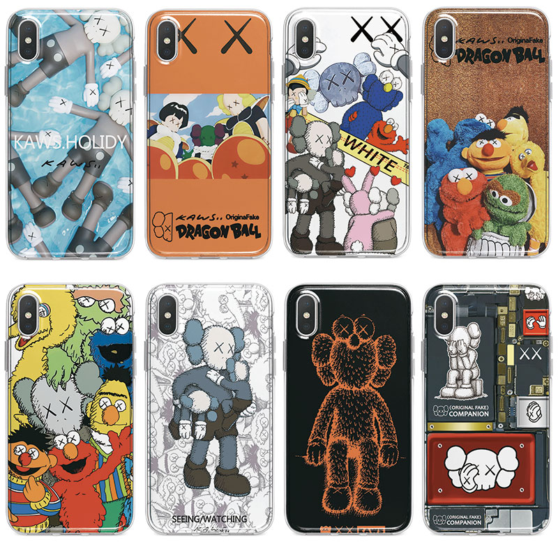 Ốp lưng Realme C1 C2 C3 C11 C12 C15 Pro vỏ điện thoại Silicone mềm Case KAWS