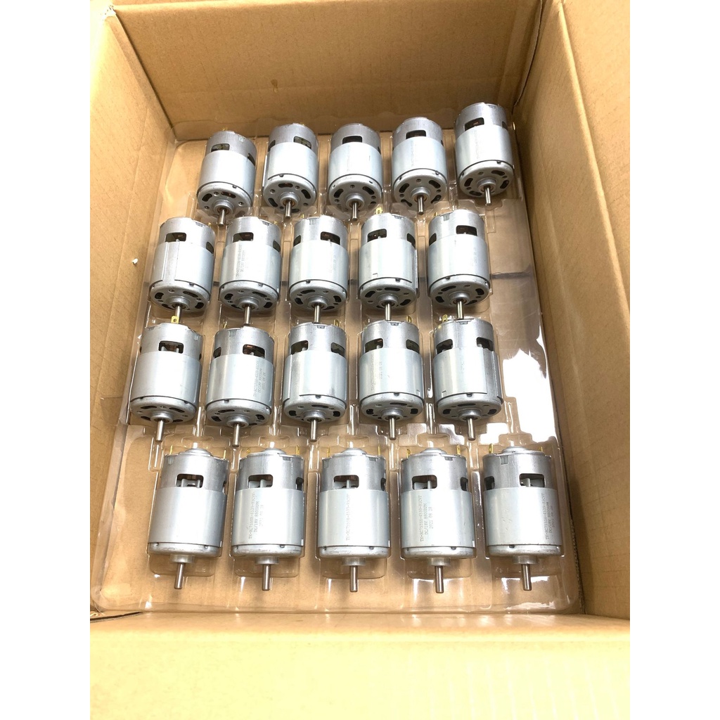 Motor 755 , động cơ 755 - 21v cho máy cắt cỏ dùng pin cam kết dây đồng  100%, chế máy mài, máy cắt, máy khoan -