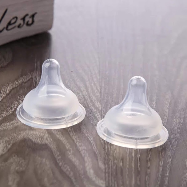 Combo 5 núm ti cổ rộng thay thế cho bình Pigeon, Kichi, Babuu, Toom, Lansioh