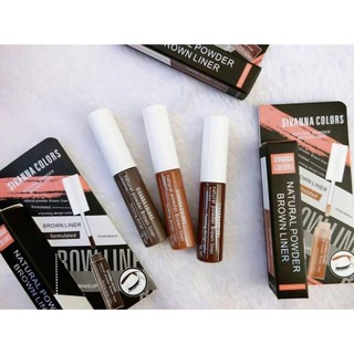 GEL KẺ MÀY SIVANNA COLORS NATURAL POWDER BROWN LINER HF578