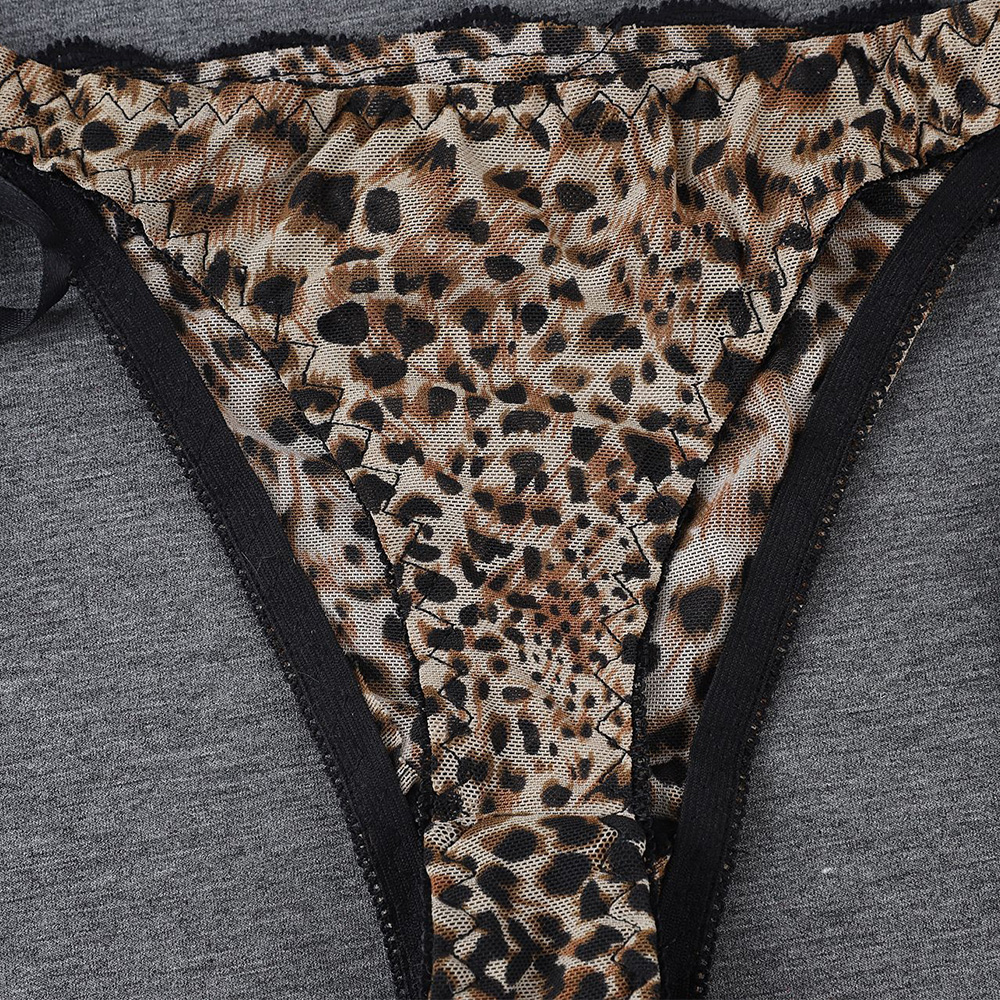 Quần Lót Lọt Khe Họa Tiết Da Báo Quyến Rũ Dành Cho Nữ