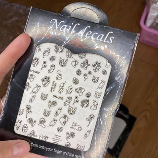 Stick hoa hình dán móng ta sticker nail hot