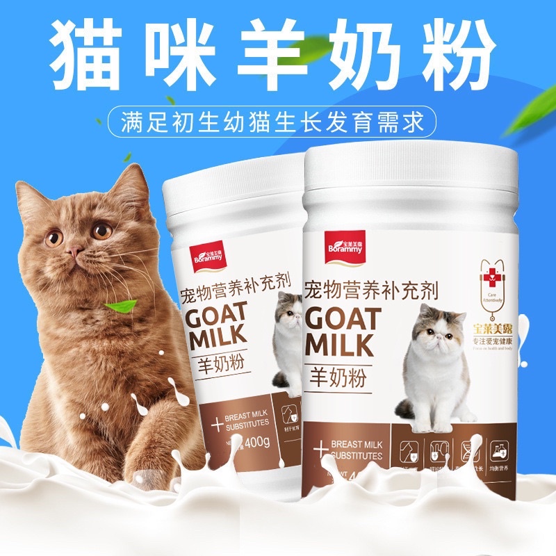 Sữa cho mèo sơ sinh Borammy Sữa bột cho mèo con mèo bầu cung cấp dinh dưỡng BM07