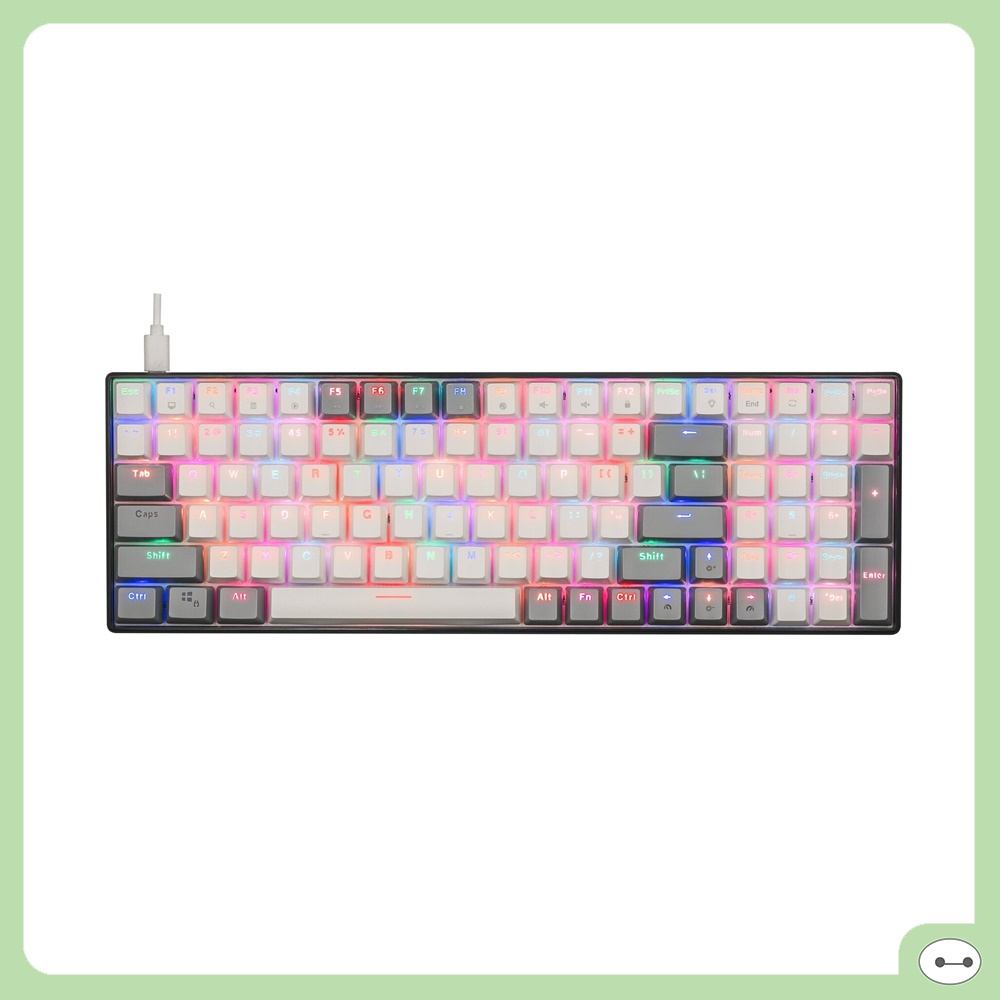 BÀN PHÍM CƠ CHƠI GAME E-DRA EK396 LED RGB KEYCAP PBT