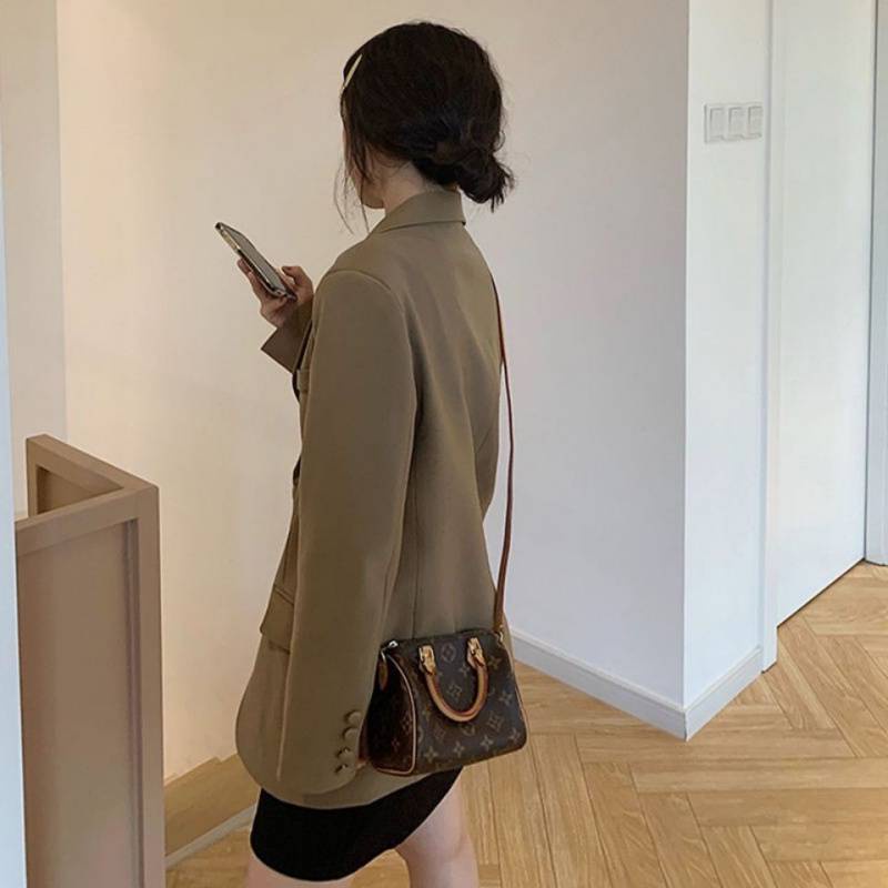 Áo khoác nữ vest blazer hàng Quảng Châu 2 lớp dày đẹp