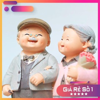 [GIÁ SẬP SÀN] Tượng ông bà - dắt cún đi dạo