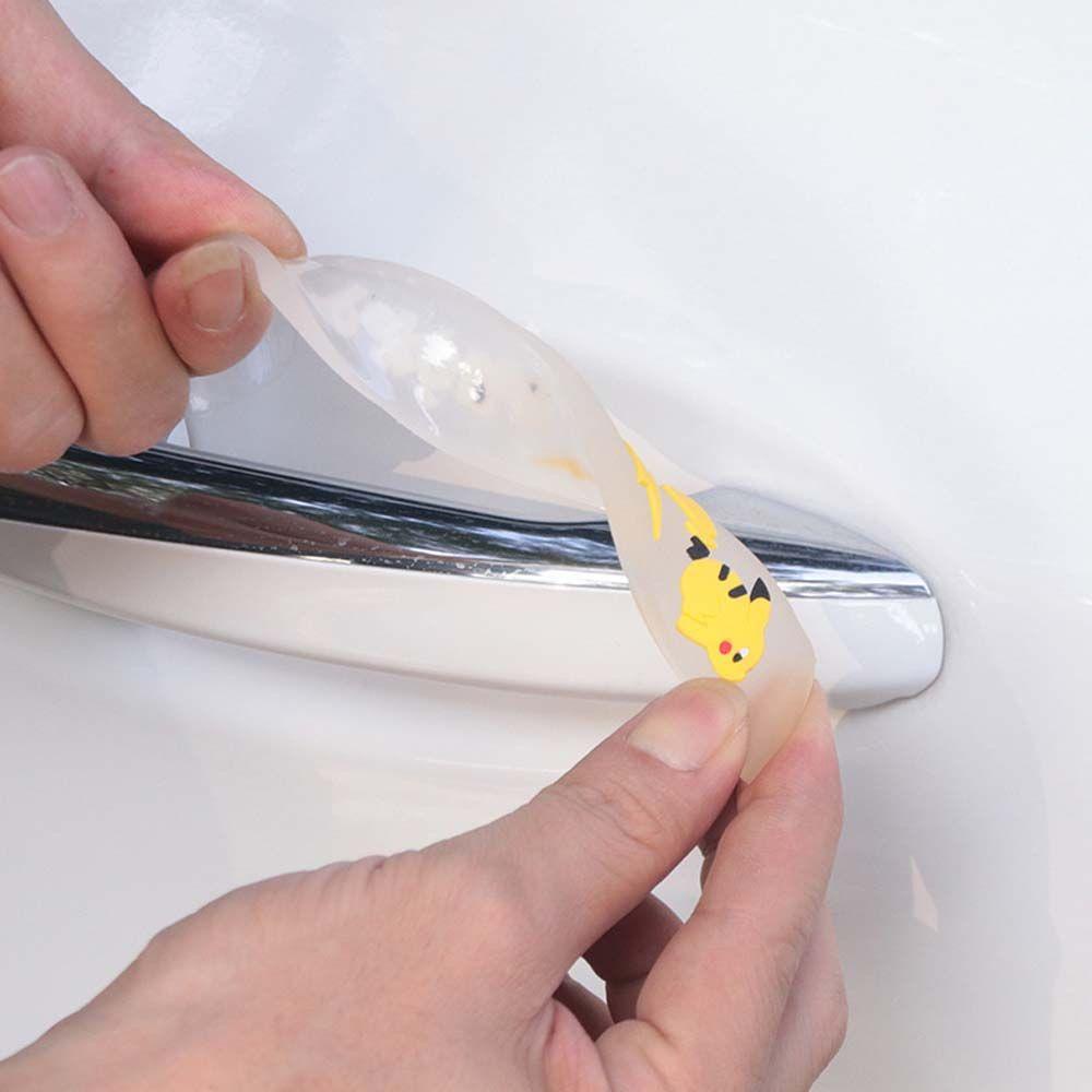 Dải Dán Bảo Vệ Cửa Xe Hơi Bằng PVC Dày Dặn Chống Va Chạm Kiểu Dáng Dễ Thương