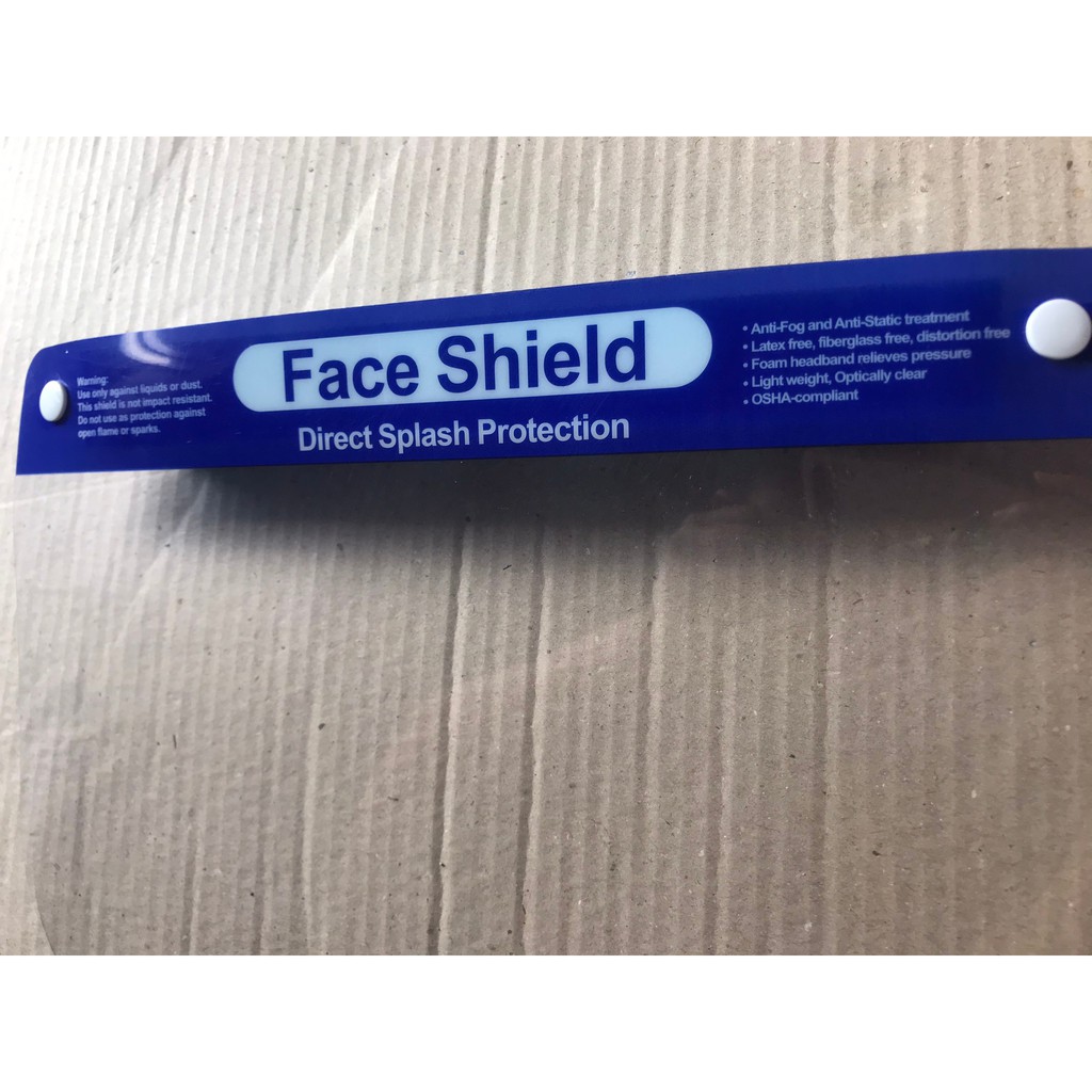 Tấm che mặt Faceshield chống bụi bẩn chống dịch chất lượng tốt