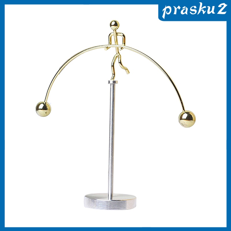 [PRASKU2] Metal Balance Physics Toy Pendulum Balance Balls Science Home Decor Gift