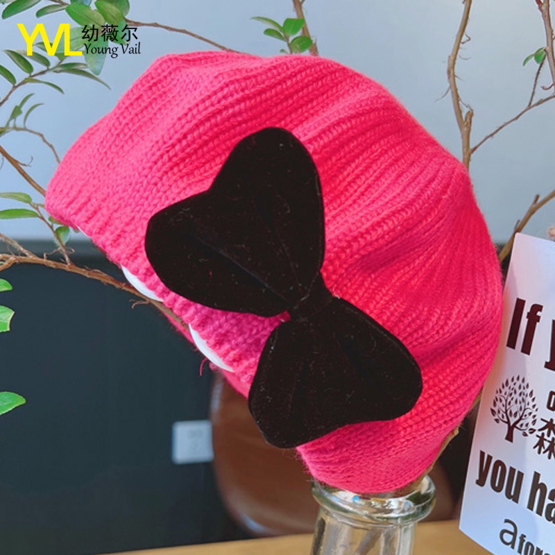 Mũ Len Màu Sắc Dễ Thương Cho Bé