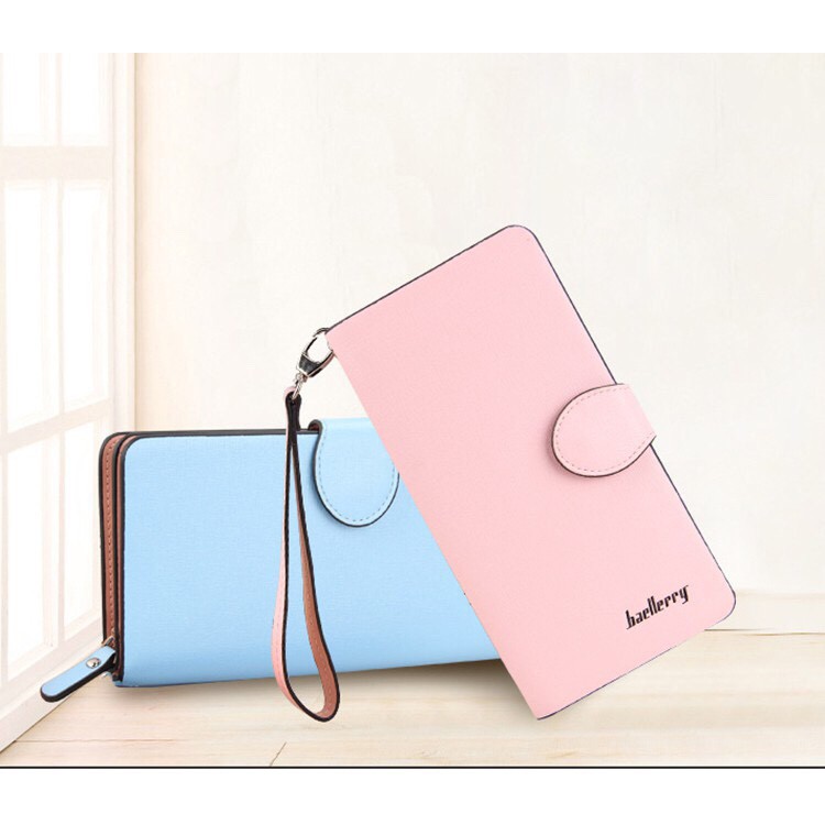 Ví Nữ Baellerry Cầm Tay Cao Cấp màu hồng Nhạt VCT302HN | BigBuy360 - bigbuy360.vn