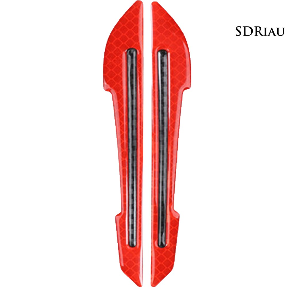 Bộ 2 Miếng Dán Phản Quang Cảnh Báo An Toàn Chống Va Chạm Cho Tay Nắm Cửa Xe Hơi