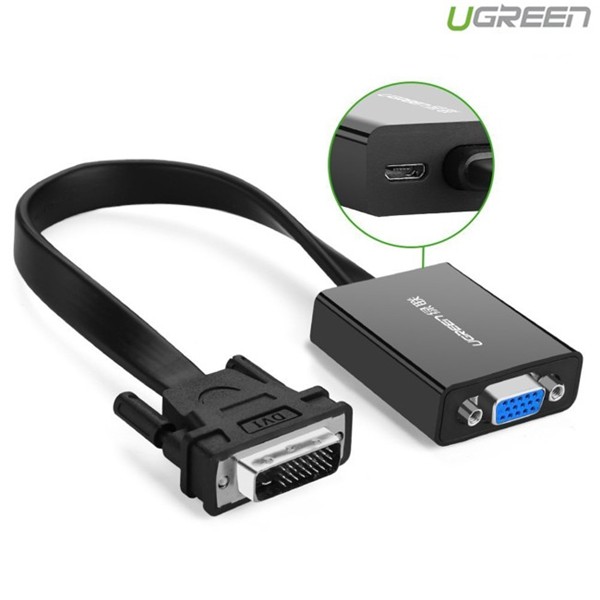 Cáp chuyển đổi DVI 24+1 to VGA Ugreen 40259