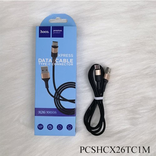 Dây Cáp sạc dây dù cổng sạc USB to Type-C - Hoco X26