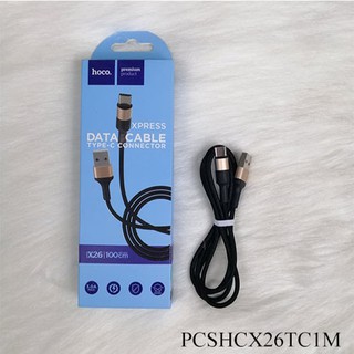 Cáp sạc type-c hoco x26 dài 1m