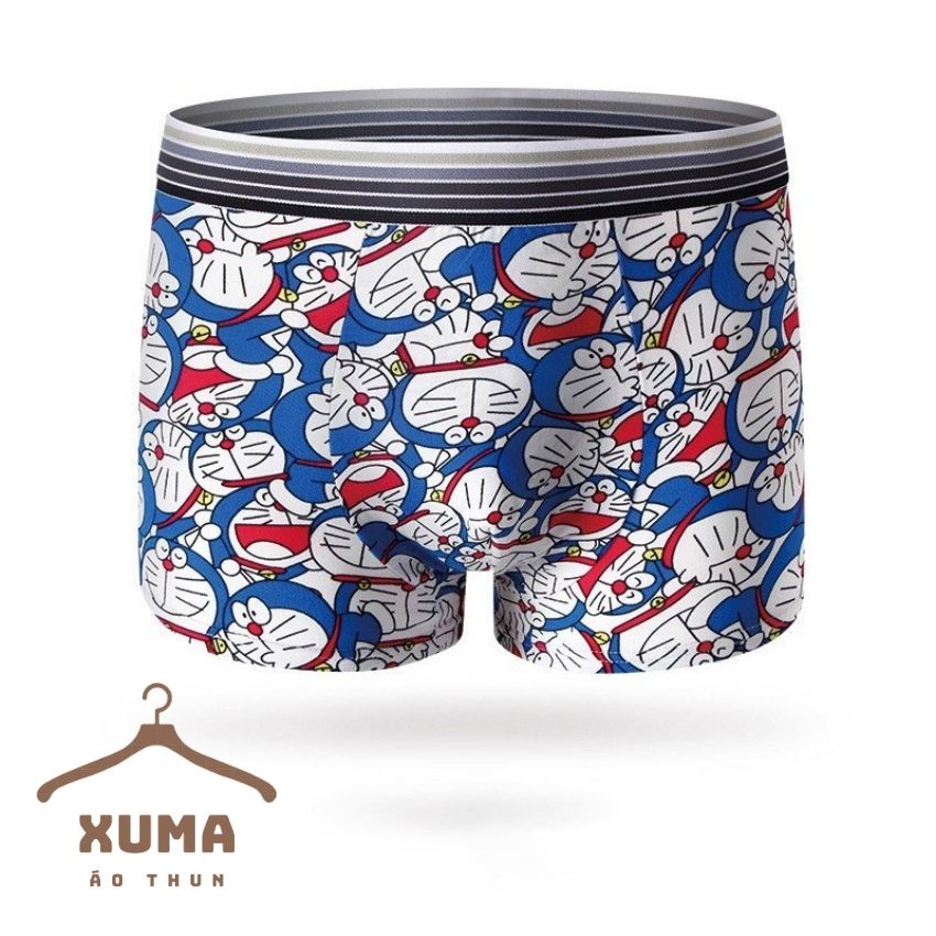 [ Free Ship ] combo 4 quần xì sịp quần lót nam hoạt hình nhiều màu cotton co giãn 4 chiều xuma