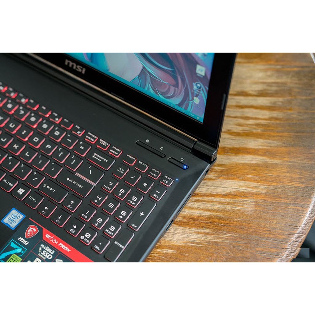 Laptop chơi Game MSI GL62M-7RDX (Core I7-7700HQ 8CPU, DDR4 8GB, SSD 128GB + 1TB, VGA GTX 1050, FullHD) Fullbox | BigBuy360 - bigbuy360.vn