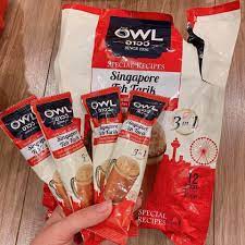 (lẻ 1 gói)Trà sữa OWL Singapore nhập khẩu Thái Lan