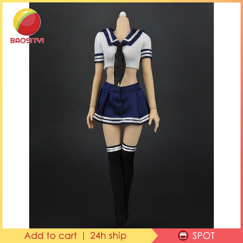 Bộ đồng phục thủy thủ dùng cho búp bê tỉ lệ 1:6 12inch