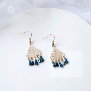 [ Hợp Kim  ] Bông Tai dream catcher xanh đẹp tuyệt vời , Hoa Tai | Khuyên Tai Hàn Quốc 2019- Kuns Accessories