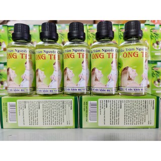 5 chai Dầu Tràm Huế, Dầu Tràm nguyên chất Ông Trì 50 ml