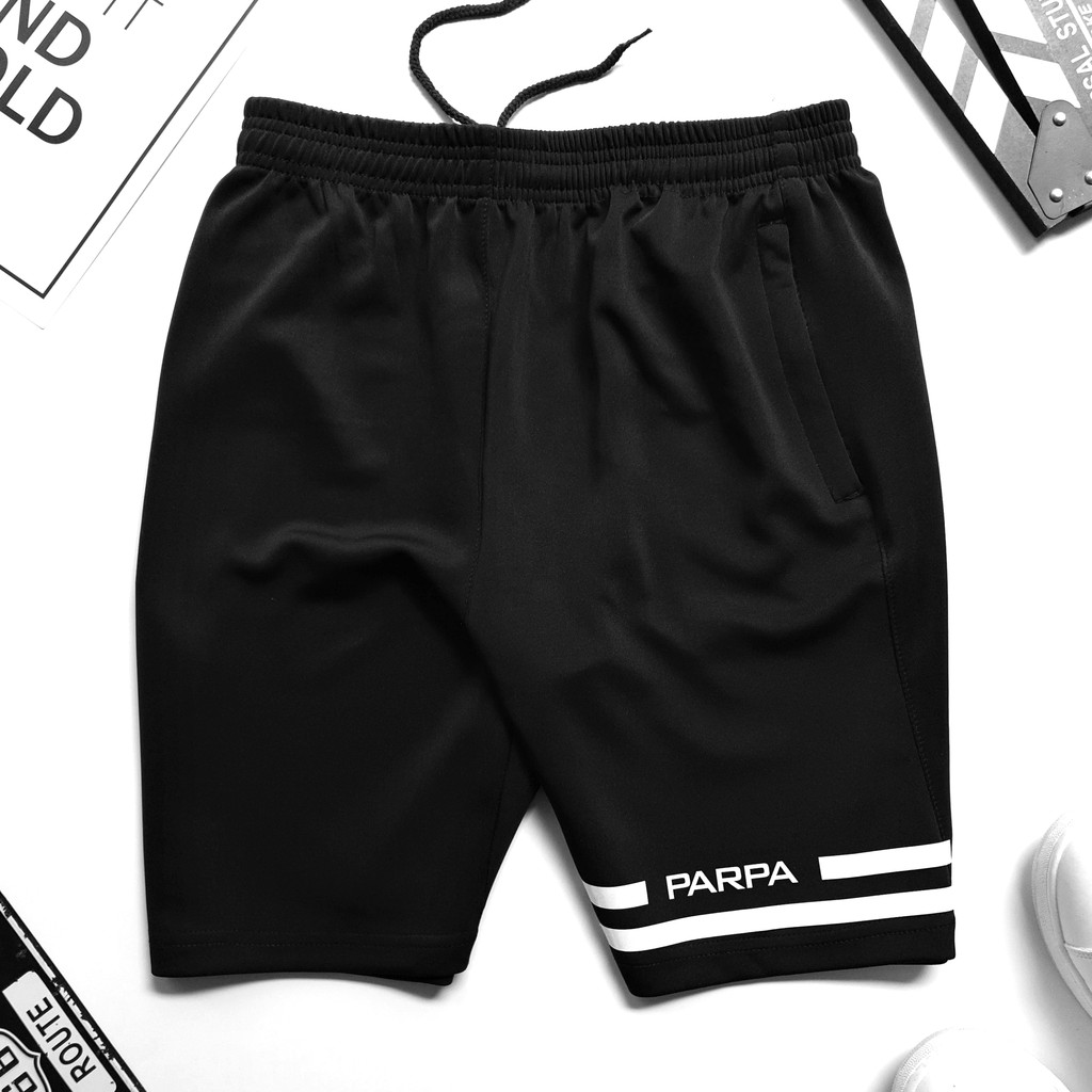 ⚡ FREESHIP 50K ⚡ Quần short thun nam thể thao, 2 sọc parpa thời trang trẻ trung, mã 368 | BigBuy360 - bigbuy360.vn