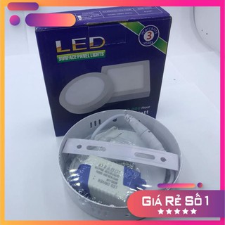 [ XẢ HÀNG ] Đèn Ốp Trần Panel Nổi Tròn
