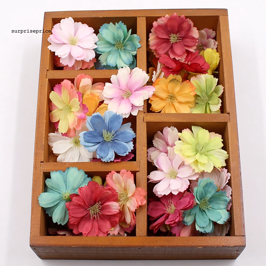 Set 10 hoa mận giả 4.5cm trang trí nhà cửa